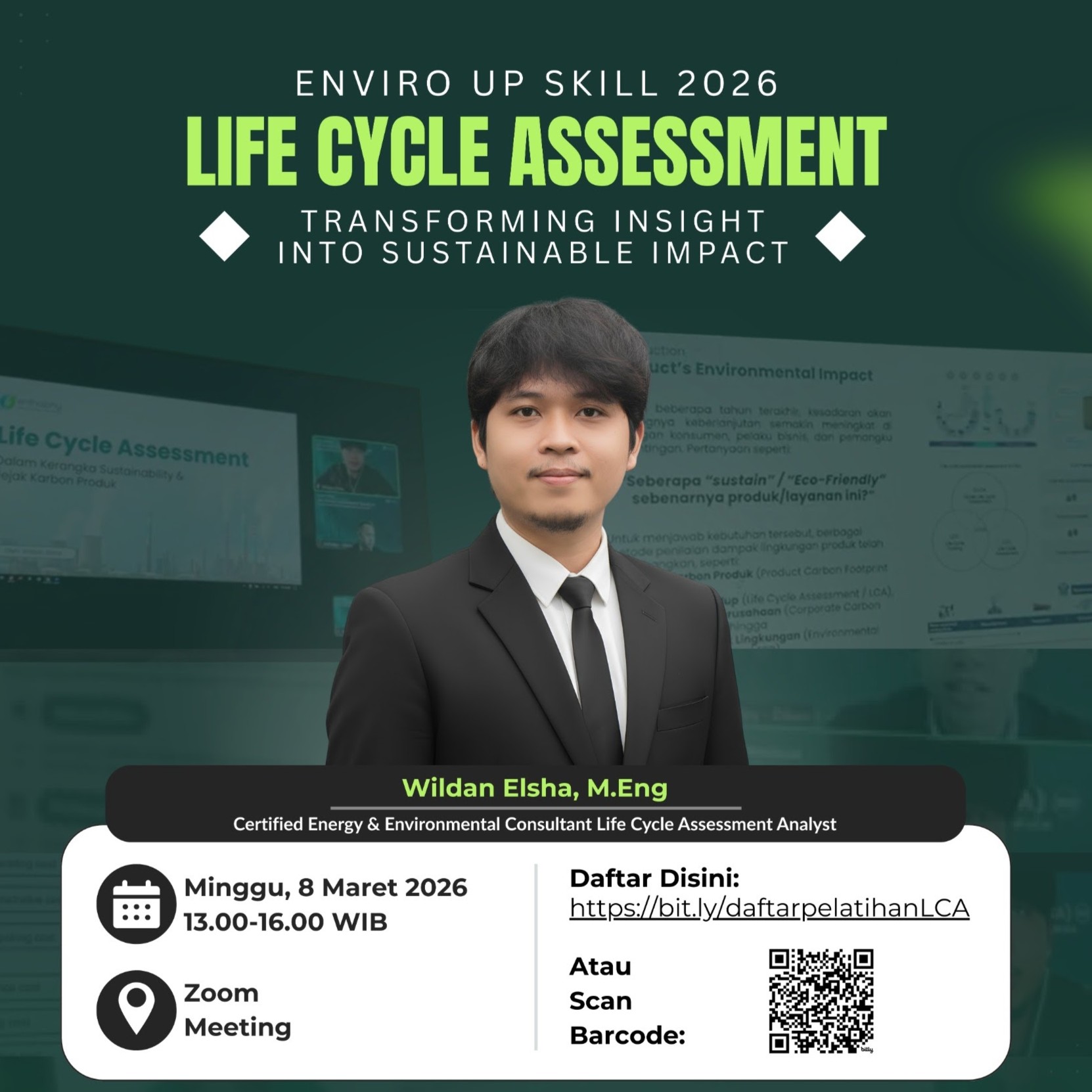Pelatihan LCA (Life Cycle Assessment) - Enviro Upskill 2026